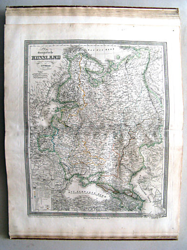 Allgemeiner Hand-Atlas der ganzen Erde (1855)
40. Das Europaeische Russland