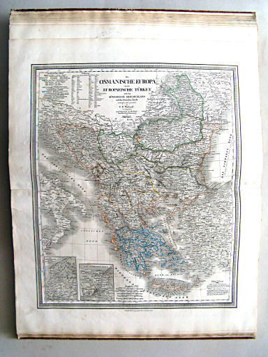 Allgemeiner Hand-Atlas der ganzen Erde (1855)
41. Das Osmanische Europa oder die Europaeische Türkey nebst dem Königreiche Griechenland und den Jonischen Jnseln