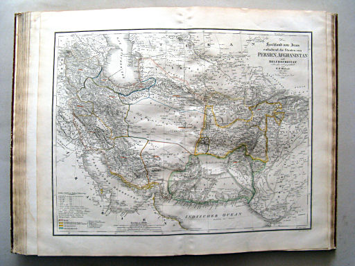 Allgemeiner Hand-Atlas der ganzen Erde (1855)
46. Das Hochland von Iran enthaltend die Staaten von Persien, Afghanistan und Beludschistan