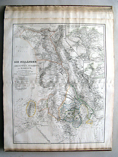 Allgemeiner Hand-Atlas der ganzen Erde (1855)
53. Die Nilländer oder Aegypten, Nubien und Habesch