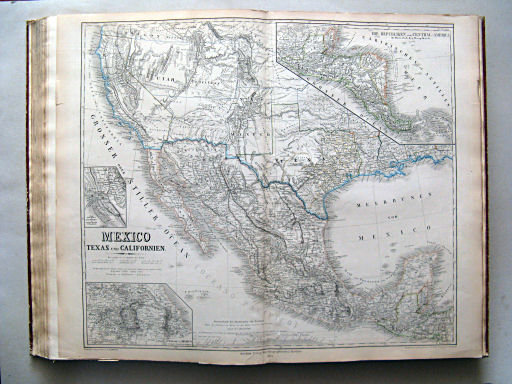 Allgemeiner Hand-Atlas der ganzen Erde (1855)
63. Mexico Texas und Californien