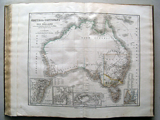 Allgemeiner Hand-Atlas der ganzen Erde (1855)
67. Das Austral-Continent oder Neu Holland