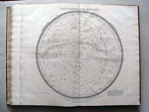 Allgemeiner Hand-Atlas der ganzen Erde (1855)
68. Der gestirnte Himmel. Nördliche Halbkugel