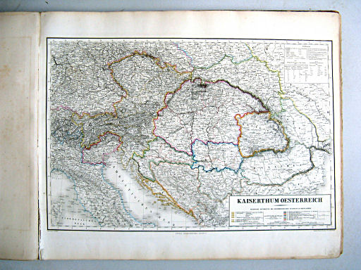 Hand-Atlas der Erde und des Himmels (1860)
11. Kaiserthum Oesterreich