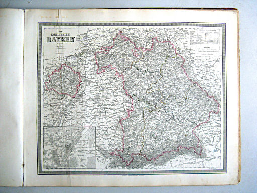 Hand-Atlas der Erde und des Himmels (1860)
25. Das Königreich Bayern