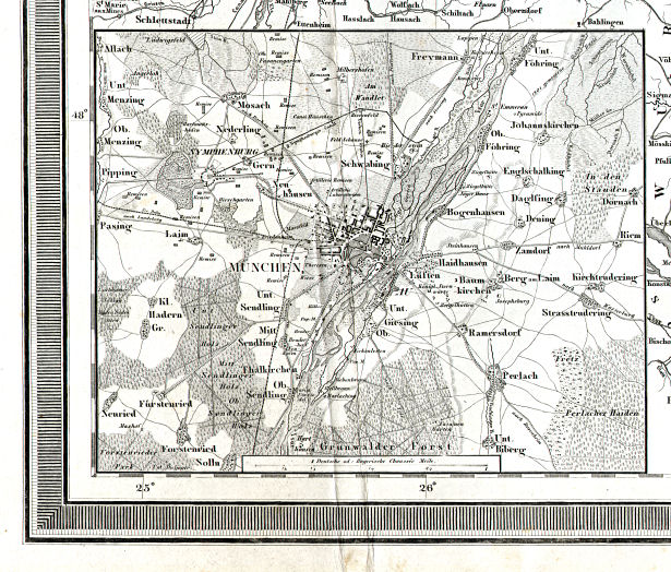 Hand-Atlas des Himmels und der Erde (1860)
25a. Umgebung von München