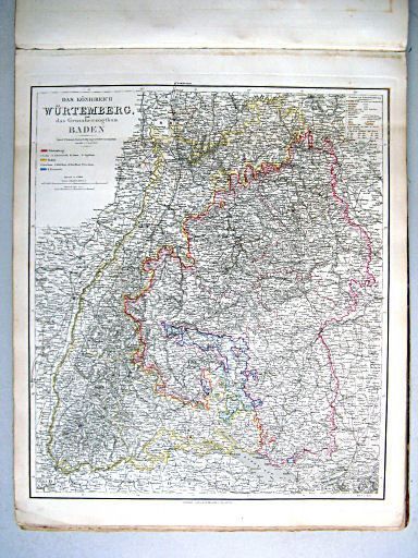 Hand-Atlas der Erde und des Himmels (1860)
26. Das Königreich Würtemberg und das Grossherzogthum Baden
