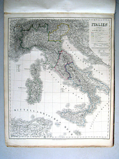 Hand-Atlas der Erde und des Himmels (1860)
32. Italien