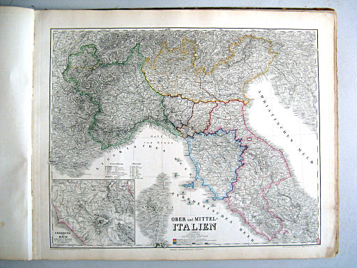 Hand-Atlas der Erde und des Himmels (1860)
33. Ober- und Mittel-Italien