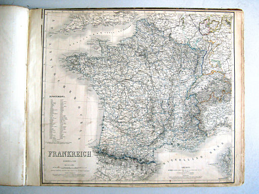 Hand-Atlas der Erde und des Himmels (1860)
35. Frankreich