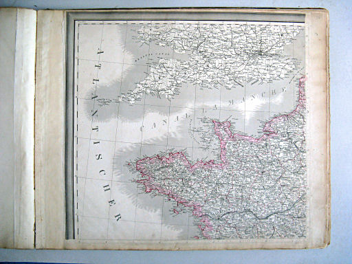 Hand-Atlas der Erde und des Himmels (1860)
36. General-Karte von Frankreich, nordwestlicher Theil