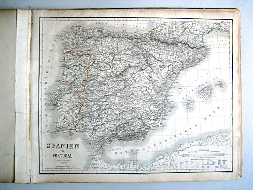 Hand-Atlas der Erde und des Himmels (1860)
40. Spanien und Portugal