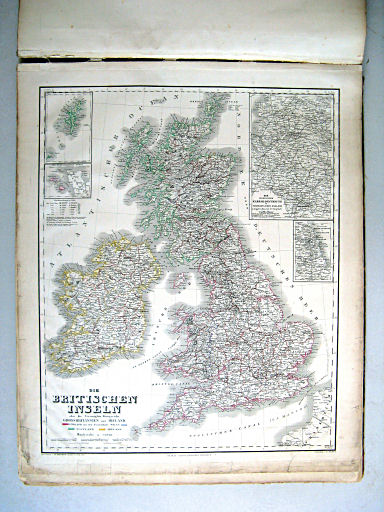 Hand-Atlas der Erde und des Himmels (1860)
41. Die Britischen Inseln oder die Vereinigten Königreiche Grossbritannien und Irland