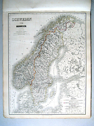 Hand-Atlas der Erde und des Himmels (1860)
46. Schweden und Norwegen