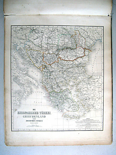 Hand-Atlas der Erde und des Himmels (1860)
48. Die Europaeische Türkei, Griechenland und die Ionischen Inseln