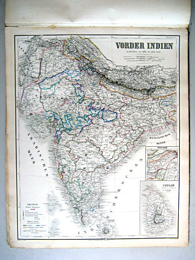 Hand-Atlas der Erde und des Himmels (1860)
53. Vorder Indien