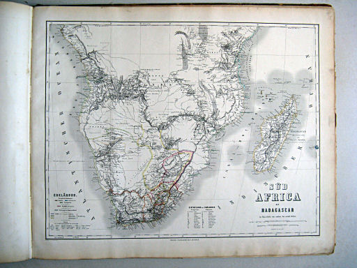 Hand-Atlas der Erde und des Himmels (1860)
58. Süd Africa mit Madagascar