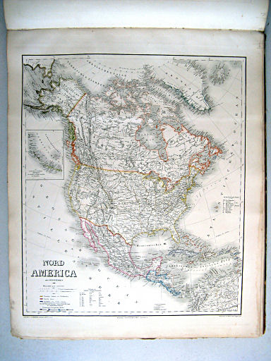 Hand-Atlas der Erde und des Himmels (1860)
60. Nord America mit Westindien