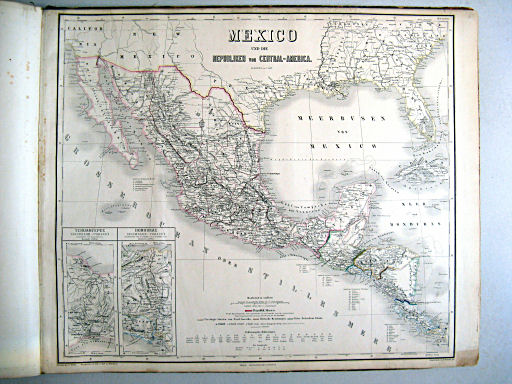 Hand-Atlas der Erde und des Himmels (1860)
63. Mexico und die Republiken von Central-America