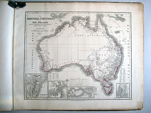 Hand-Atlas der Erde und des Himmels (1860)
67. Das Austral-Continent oder Neu Holland
