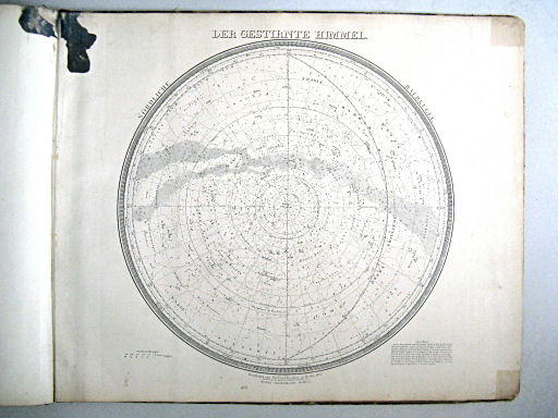 Hand-Atlas der Erde und des Himmels (1860)
68. Der gestirnte Himmel. Nördliche Halbkugel