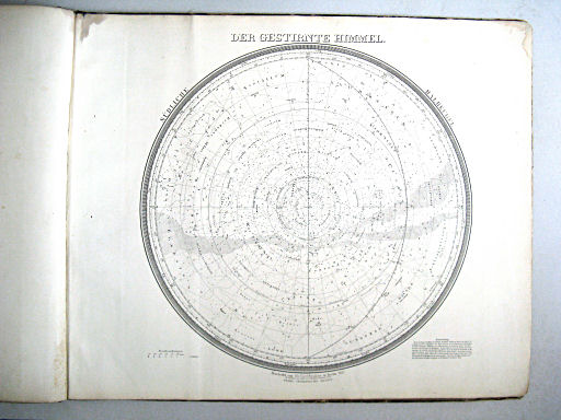 Hand-Atlas der Erde und des Himmels (1860)
69. Der gestirnte Himmel. Südliche Halbkugel