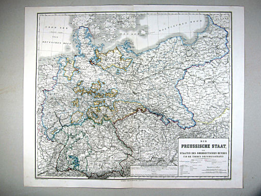Hand-Atlas des Himmels und der Erde (1869)
11. Der Preussische Staat, die Staaten des Norddeutschen Bundes und die übrigen Zollvereinsstaaten