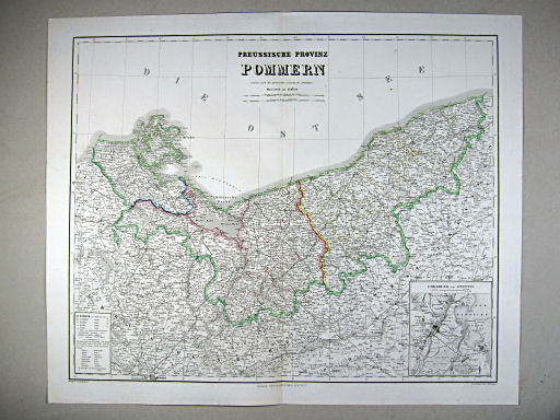 Hand-Atlas des Himmels und der Erde (1869)
13. Preussische Provinz Pommern