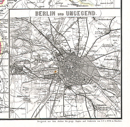 Hand-Atlas des Himmels und der Erde (1869)
15a. Berlin und Umgegend