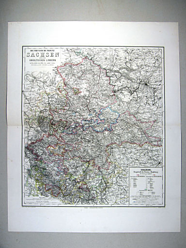Hand-Atlas des Himmels und der Erde (1869)
16. Die Preussische Provinz Sachsen nebst den Anhaltischen Ländern