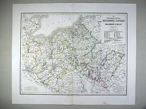 Hand-Atlas des Himmels und der Erde (1869)
21. Die Grossherzogthümer Meklenburg-Schwerin und Meklenburg-Strelitz