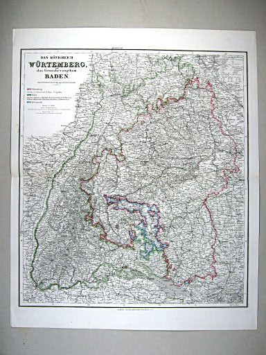 Hand-Atlas des Himmels und der Erde (1869)
24. Das Königreich Würtemberg und das Grossherzogthum Baden