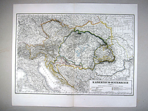 Hand-Atlas des Himmels und der Erde (1869)
25. Kaiserthum Oesterreich
