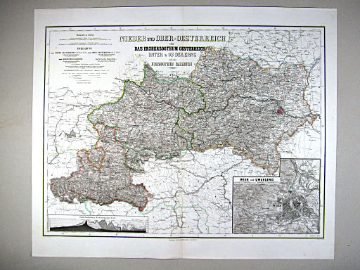 Hand-Atlas des Himmels und der Erde (1869)
26. Nieder- und Ober-Oesterreich oder das Erzherzogthum Oesterreich Unter & Ob der Enns und das Herzogthum Salzburg