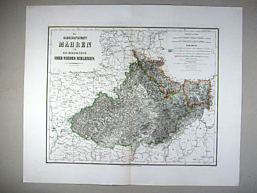 Hand-Atlas des Himmels und der Erde (1869)
27. Die Markgrafschaft Mähren und das Herzogthum Ober- u. Nieder-Schlesien