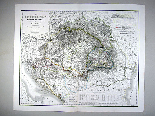 Hand-Atlas des Himmels und der Erde (1869)
31. Das Königreich Ungarn mit seinen Nebenländern und Galizien