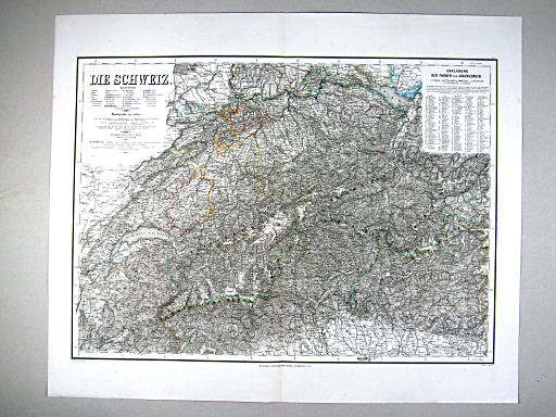 Hand-Atlas des Himmels und der Erde (1869)
32. Die Schweiz