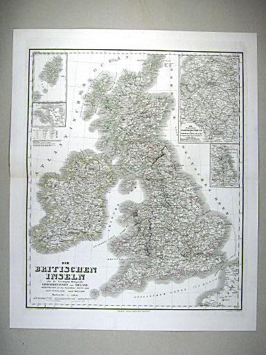 Hand-Atlas des Himmels und der Erde (1869)
42. Die Britischen Inseln oder die Vereinigten Königreiche Grossbritannien und Irland