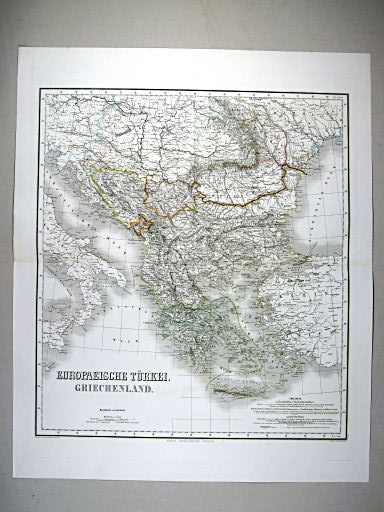 Hand-Atlas des Himmels und der Erde (1869)
48. Die Europaeische Türkei, Griechenland und die Ionischen Inseln