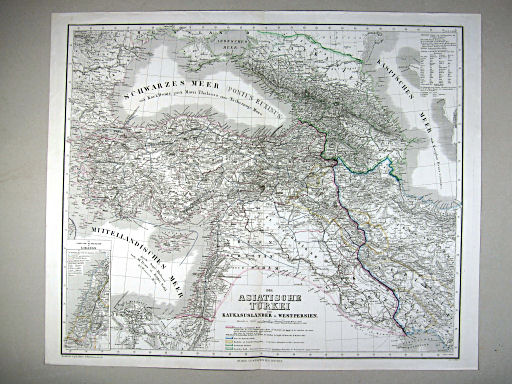 Hand-Atlas des Himmels und der Erde (1869)
51. Die Asiatische Türkei die Kaukasusländer u. West-Persien