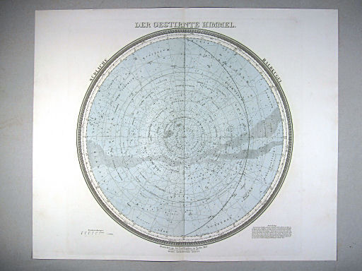Hand-Atlas des Himmels und der Erde (1869)
69. Der gestirnte Himmel. Südliche Halbkugel