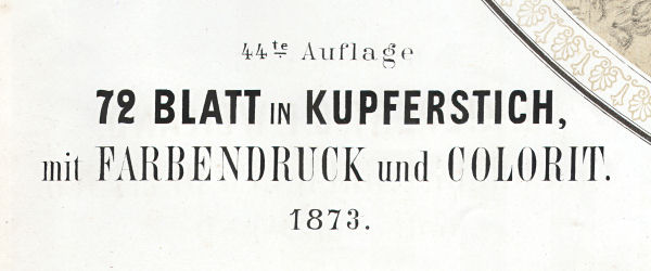 Hand-Atlas des Himmels und der Erde (1873)
Titelpagina, detail / Title page, detail