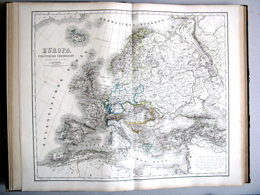 Hand-Atlas des Himmels und der Erde (1873)
6. Europa, politische Übersicht