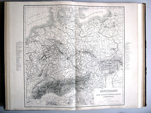 Hand-Atlas des Himmels und der Erde (1873)
9. Deutschland nach seinen oro-hydrographischen Verhältnissen