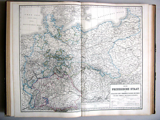 Hand-Atlas des Himmels und der Erde (1873)
11. Der Preussische Staat, die Staaten des Norddeutschen Bundes und die übrigen Zollvereinsstaaten