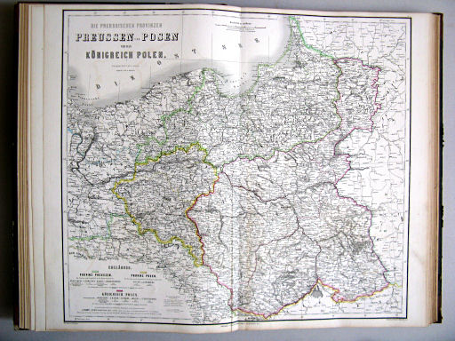 Hand-Atlas des Himmels und der Erde (1873)
12. Die Preussischen Provinzen Preussen und Posen und das Königreich Polen