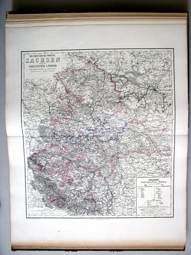 Hand-Atlas des Himmels und der Erde (1873)
16. Die Preussische Provinz Sachsen nebst den Anhaltischen Ländern