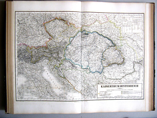 Hand-Atlas des Himmels und der Erde (1873)
25. Kaiserthum Oesterreich