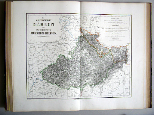 Hand-Atlas des Himmels und der Erde (1873)
27. Die Markgrafschaft Mähren und das Herzogthum Ober- u. Nieder-Schlesien
