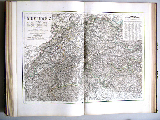 Hand-Atlas des Himmels und der Erde (1873)
32. Die Schweiz